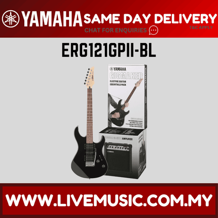 Yamaha Gigmaker ERG121GPII Electric Guitar Essentials Pack - Black ( ERG 121GPII )