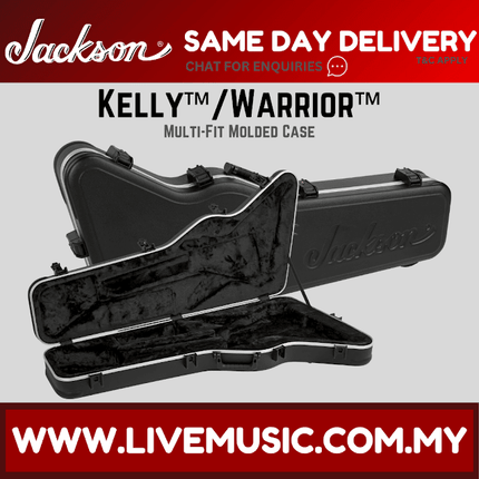 Jackson Kelly/Warrior Molded Guitar Hard Case