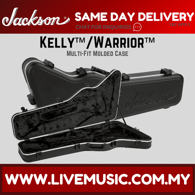 Jackson Kelly/Warrior Molded Guitar Hard Case