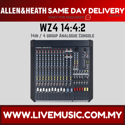 Allen & Heath MixWizard WZ4 14:4:2 Mixer ( Wizard 14:4:2 )