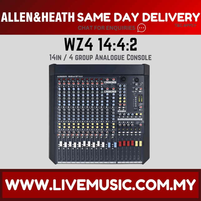 Allen & Heath MixWizard WZ4 14:4:2 Mixer ( Wizard 14:4:2 )