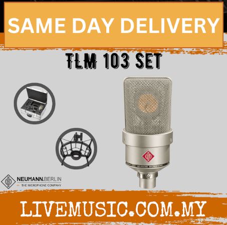 Neumann TLM 103 Anniversary Edition Large-Diaphragm Condenser Microphone -Nickel ( TLM103 / TLM-103 )