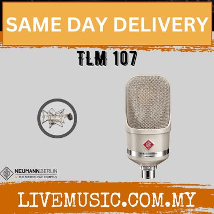 Neumann TLM 107 Studio Set Large-diaphragm Condenser Microphone - Nickle ( TLM107 / TLM-107 )