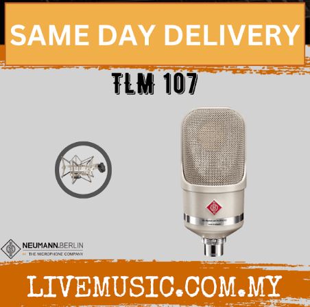 Neumann TLM 107 Studio Set Large-diaphragm Condenser Microphone - Nickle ( TLM107 / TLM-107 )