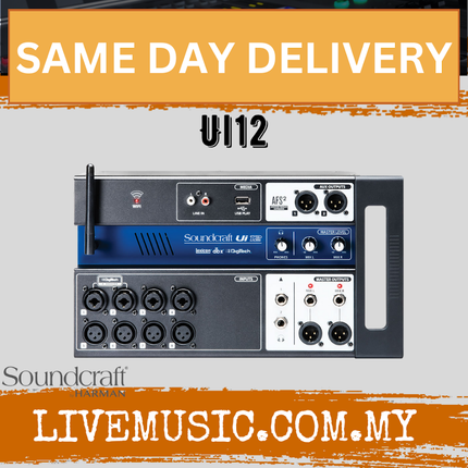 Soundcraft Ui12 Remote-controlled Digital Mixer ( Ui 12 / Ui-12 )