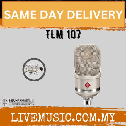 Neumann TLM 107 Large-diaphragm Condenser Microphone - Nickle ( TLM107 / TLM-107 )
