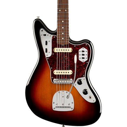 Fender Vintera 60s Jaguar Electric Guitar, Pau Ferro Fretboard - 3-Tone Sunburst