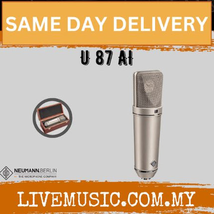 Neumann U 87 Ai Large-diaphragm Condenser Microphone - Nickel (U87Ai / U87 Ai)