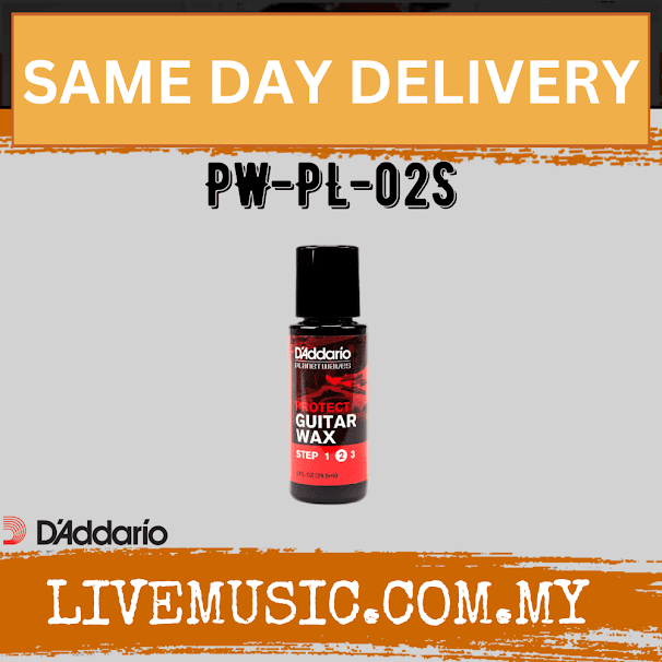 D'addario PW-PL-02S Protect Liquid Carnauba Wax, 1oz ( PW PL 02S / PWPL02S )