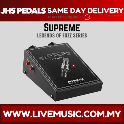 JHS Legends of Fuzz Series Supreme Guitar Effects Pedal