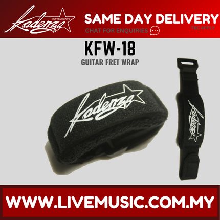 Kadenza KFW-18 Fretwrap 18CM Solo Adjustable Tension Mute and String Muting Fretboard Muffler Wrap ( KFW 18 KFW18 )