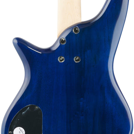Jackson JS Series Spectra Bass JS3Q QMT Electric Bass Guitar, Laurel Fretboard - Amber Blue Burst