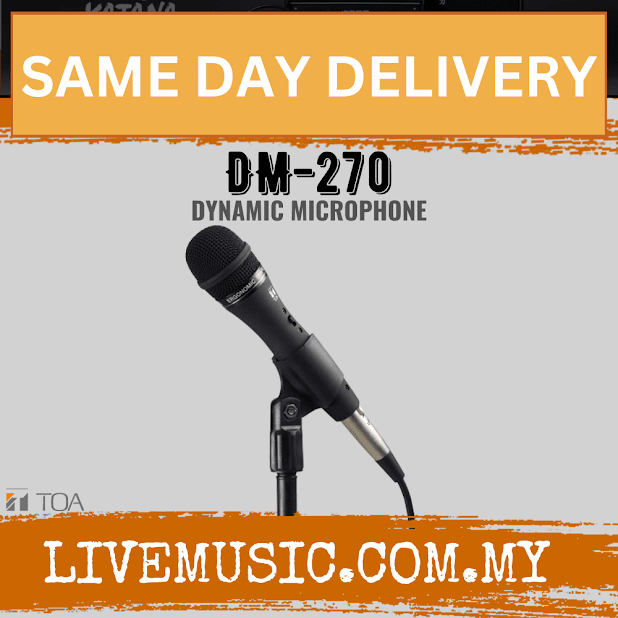 TOA DM-270 Dynamic Microphone ( DM270 / DM 270 )