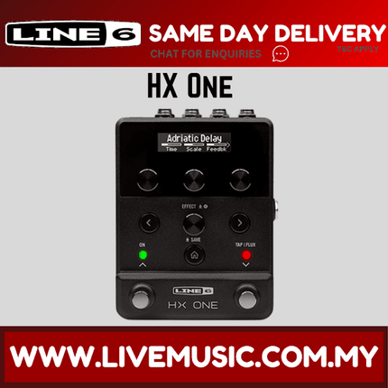 Line 6 HX One Guitar Multi-effects Floor Processor ( HXOne HX-One )