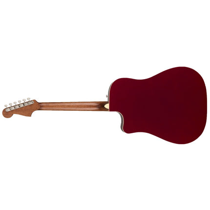 Fender California Redondo Player Slope-Shouldered Acoustic Guitar, Candy Apple Red