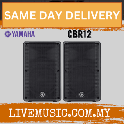 Yamaha CBR12 12-Inch 2-Way Passive Loudspeaker With Speaker Stand And Cable - Each / Pair ( CBR-12 / CBR 12 )