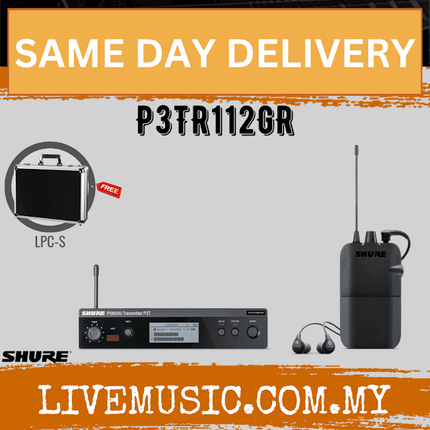 Shure P3TR112GR Wireless In-ear Monitor System