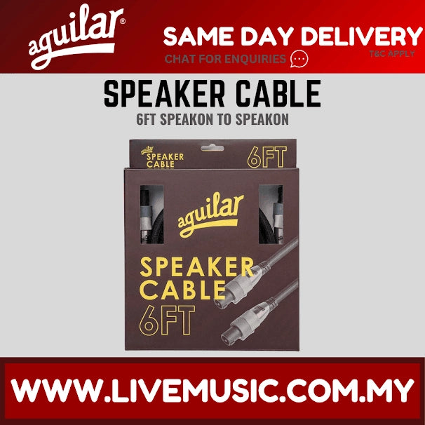 Aguilar 6FT Speakon to Speakon Speaker Cable