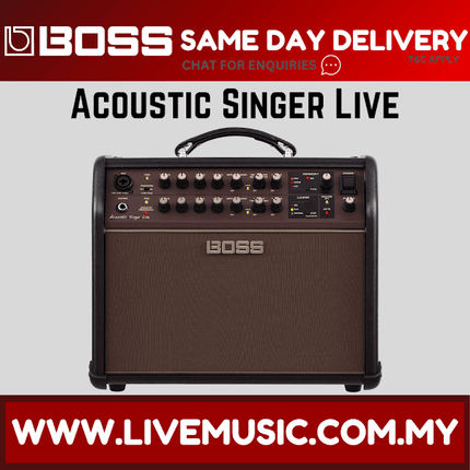 Boss ACS-LIVE - 60 watt Acoustic Singer Live Acoustic Combo Guitar Amplifier (ACSLIVE / ACS LIVE)
