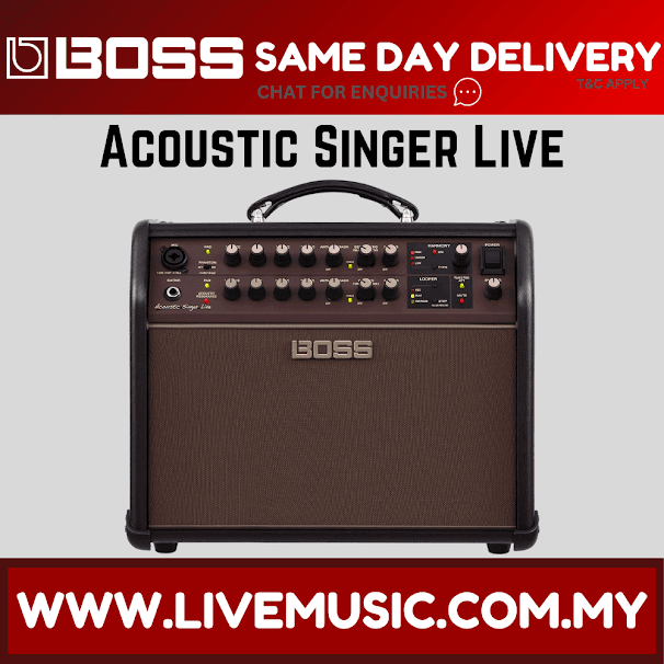 Boss ACS-LIVE - 60 watt Acoustic Singer Live Acoustic Combo Guitar Amplifier (ACSLIVE / ACS LIVE)
