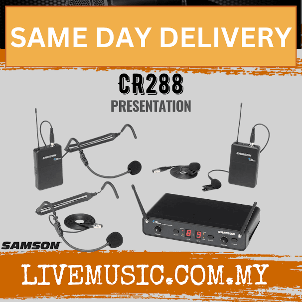 Samson Concert 288 CR288 Presentation Dual-Channel Wireless System (CR 288/CR-288)