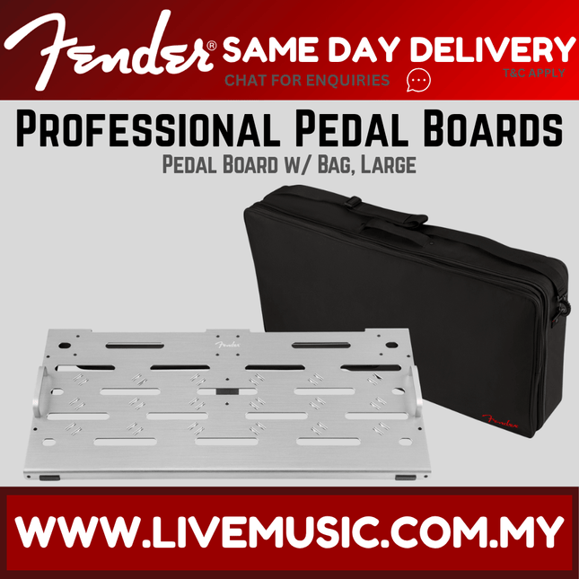 Fender Professional Pedal Board w/ Bag, Large