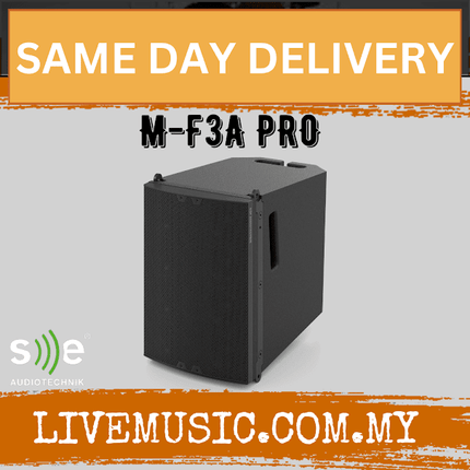 SE Audiotechnik M-Line M-F3A PRO Active Line Array Element - Black (MF3APRO M F3A PRO)