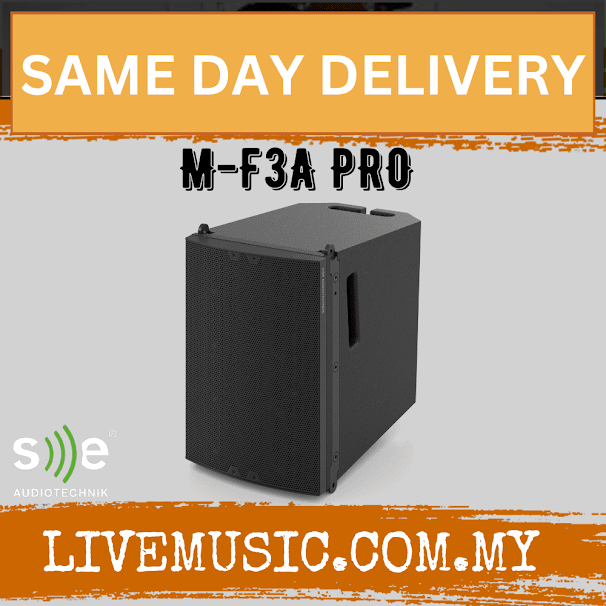 SE Audiotechnik M-Line M-F3A PRO Active Line Array Element - Black (MF3APRO M F3A PRO)