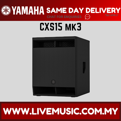 Yamaha CXS15 MK3 15" 1300-watt Passive Subwoofer