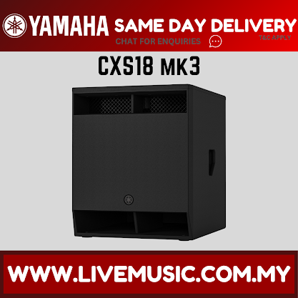 Yamaha CXS18 MK3 18" 2000-watt Passive Subwoofer