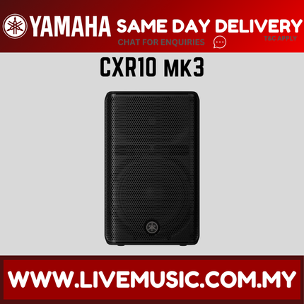 Yamaha CXR10 MK3 10" 1100-watt Passive Loudspeakers ( CXR 10 / CXR-10 / MKIII / MK3 )