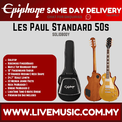 Epiphone Les Paul Standard 50s  Electric Guitar - Goldtop