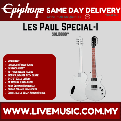 Epiphone Les Paul Special-I Best Budget Electric Guitar - Worn Gray