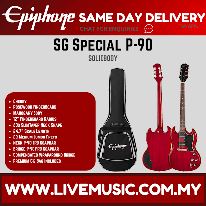 Epiphone SG Special P-90 Electric Guitar - Cherry