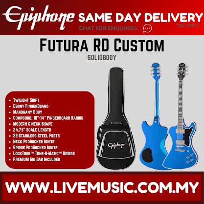Epiphone Futura RD Custom Electric Guitar - Twilight Shift