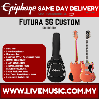 Epiphone Futura SG Custom Electric Guitar - Nitro Shift