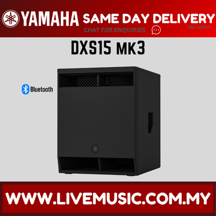Yamaha DXS15 MK3 15" 2500-watt Active Subwoofer ( DXS 15 / DXS-15 / MKIII  / MK3  )