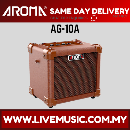 AROMA AG10A 10watt Portable Compact Acoustic Amplifier ( AG-10 / AG 10 / AG-10A )