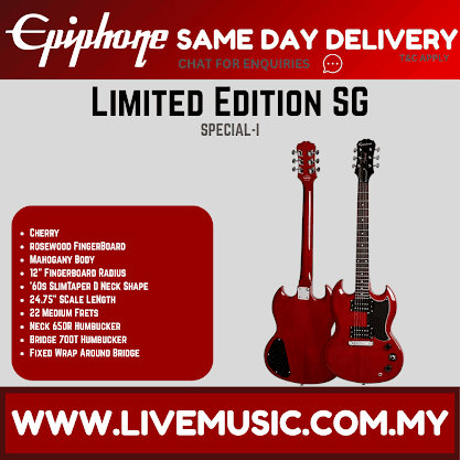Epiphone Limited Edition SG Special-I Best Beginner Electric Guitar - Cherry