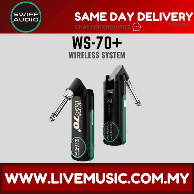 Swiff Audio WS-70+ Wireless System ( WS70PLUS / WS70 )