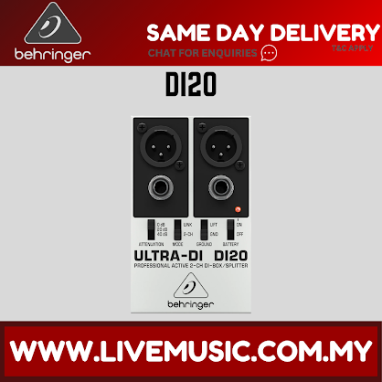 Behringer Ultra-DI DI20 2-channel Active Direct Box / Splitter ( DI-20 )