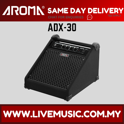 AROMA ADX30 Drum Amplifier 30watts  Active Speaker ( ADX-30 / ADX 30 )