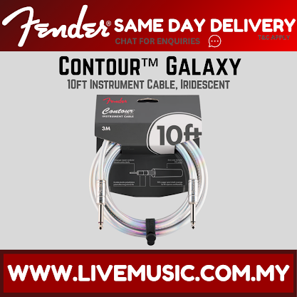 Fender 10ft Contour Galaxy Instrument Cable
