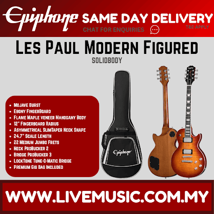 Epiphone Les Paul Modern Figured Electric Guitar - Mojave Burst