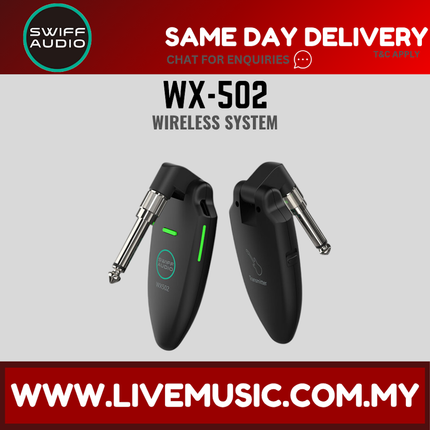 Swiff Audio WX-502 Rechargeable UHF Digital Guitar Wireless System (WX502)