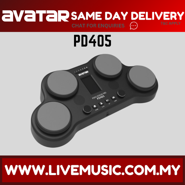 Avatar PD405 Percussion Sampling Pad 9-trigger Multi Pad All-in-one Electric Drum Set ( PD-405 / PD 405 )
