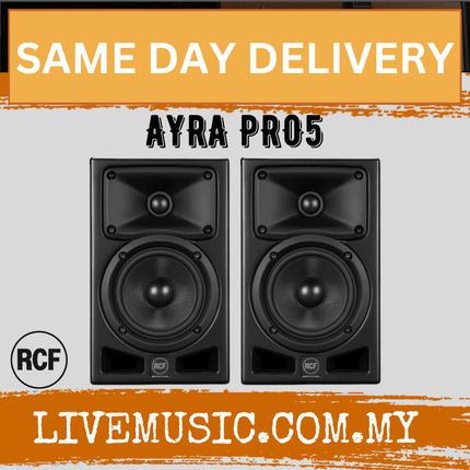 RCF AYRA PRO5 Active Two-Way Professional Monitor With Isolation Pad And Monitor Stand Speaker( AYRAPRO5 / PRO5 / AYRA )