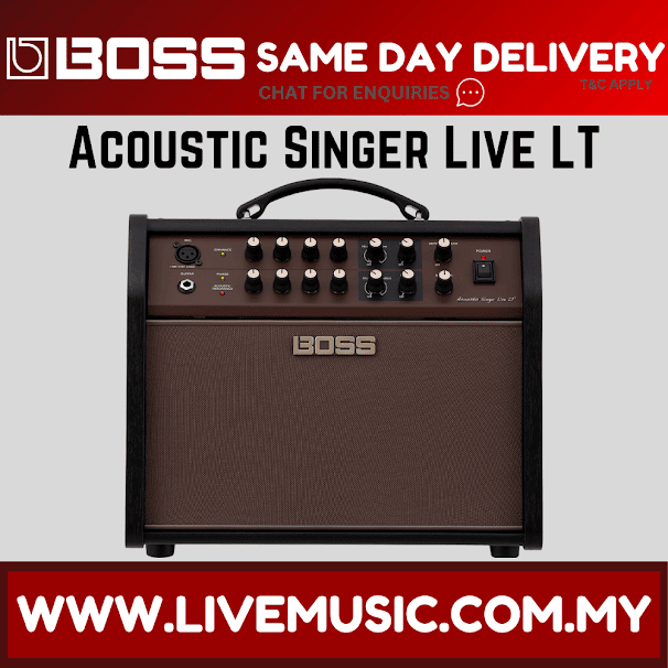 Boss ACS-LIVE-LT Acoustic Singer Live LT 60-watt Bi-amp Acoustic Combo (ACS LIVE LT)