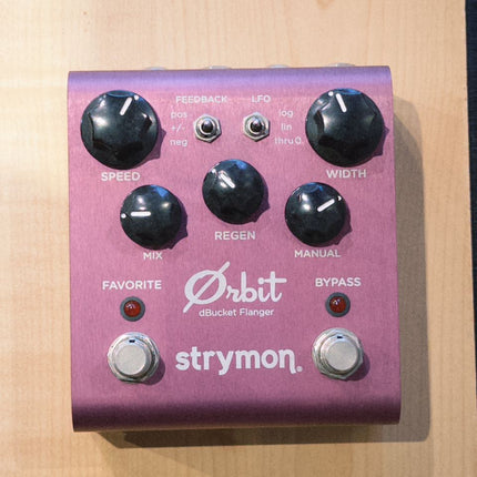 DISPLAY - Strymon Orbit dBucket Flanger Effect Pedal / Flanger Pedal