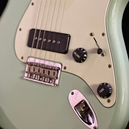 DISPLAY - Fender Noventa Stratocaster Electric Guitar, Maple Fretboard - Surf Green